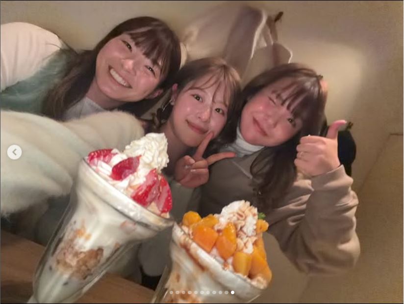 吉田優利選手のインスタグラムから