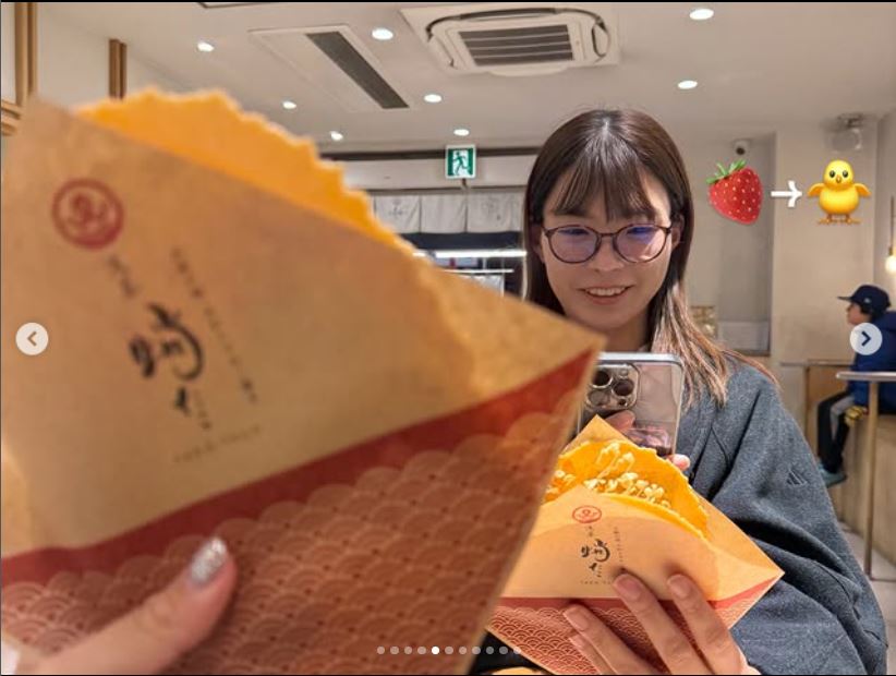 吉田優利選手のインスタグラムから