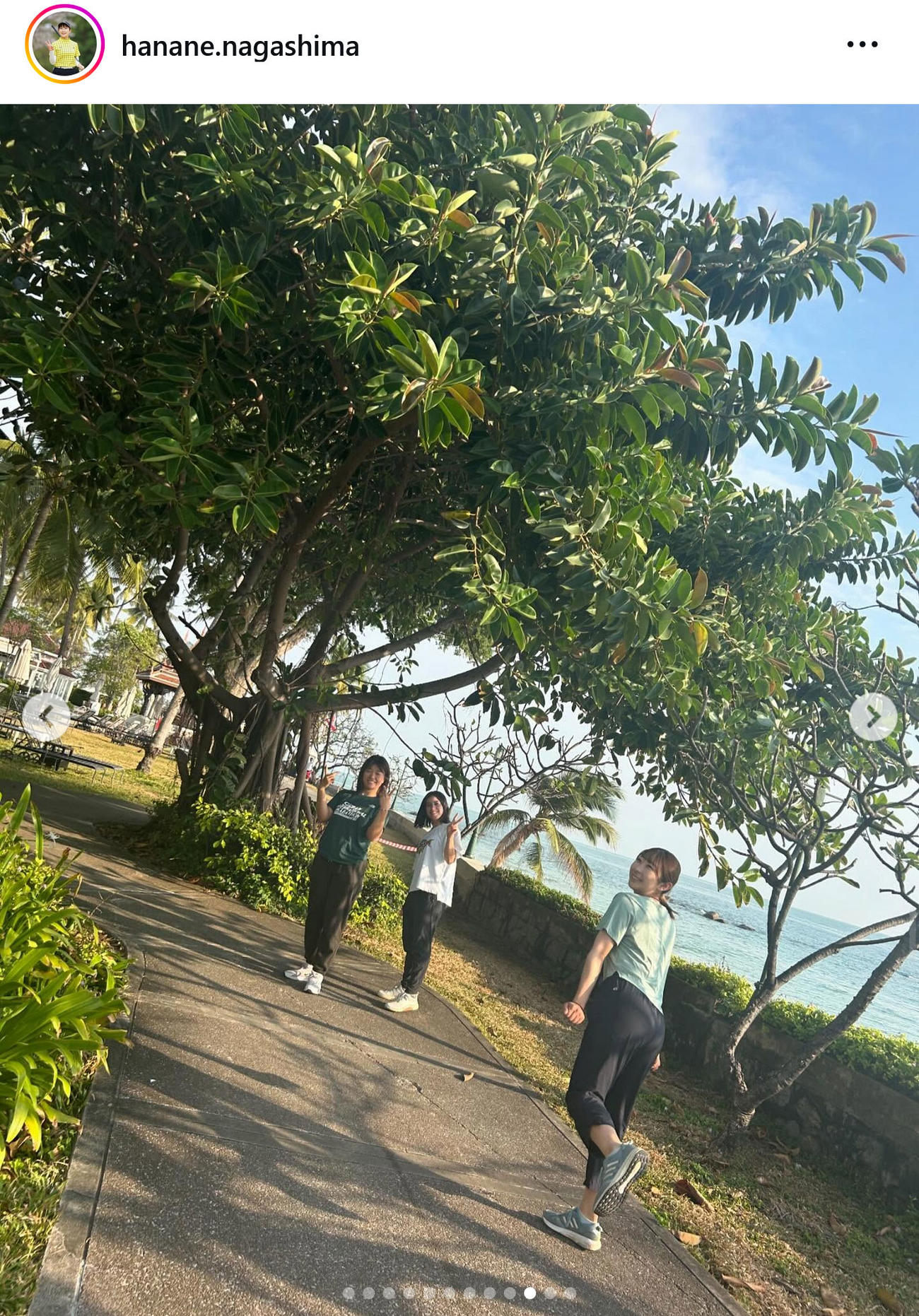 永嶋花音のインスタグラムから