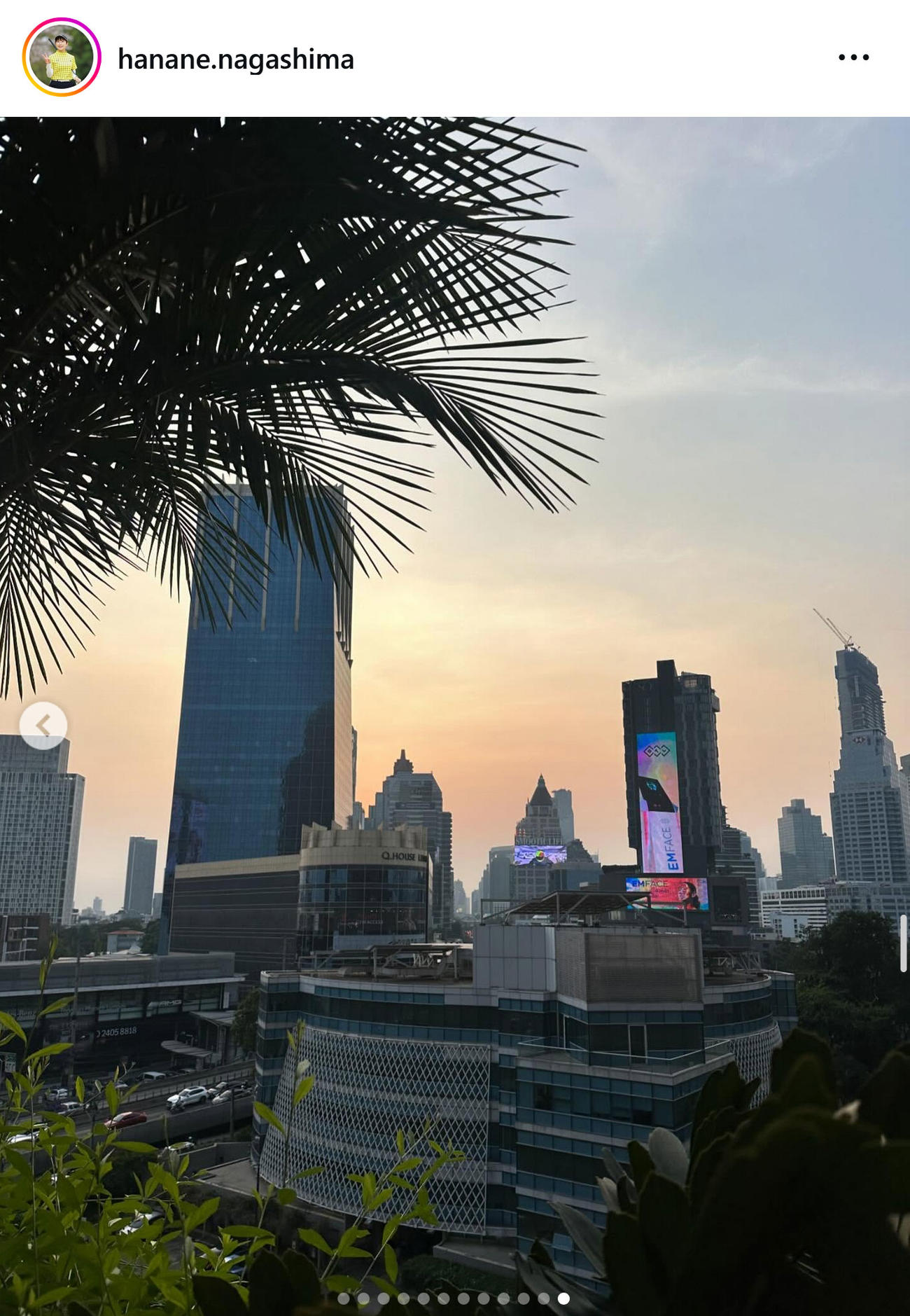 永嶋花音のインスタグラムから