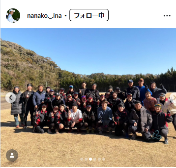 稲垣那奈子のインスタグラムから
