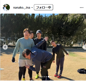 稲垣那奈子のインスタグラムから