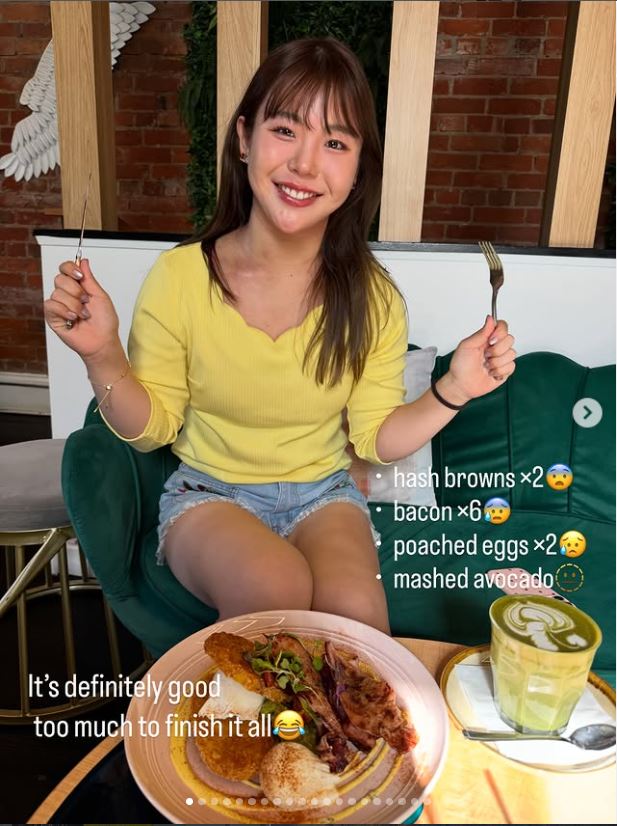 吉田優利選手のインスタグラムから