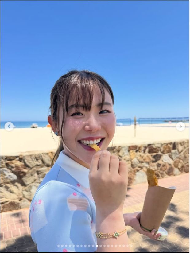 吉田優利選手のインスタグラムから