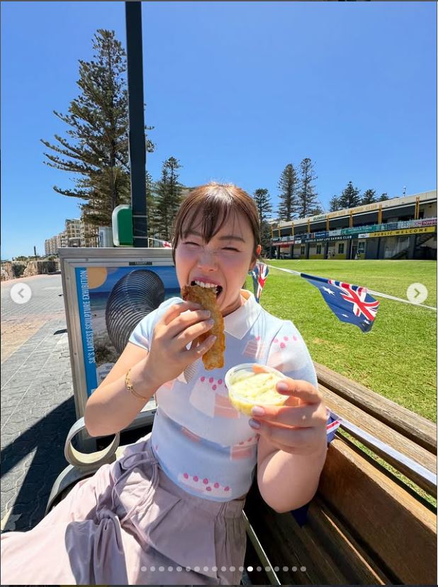 吉田優利選手のインスタグラムから