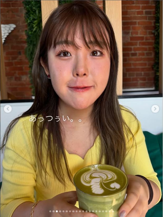 吉田優利選手のインスタグラムから