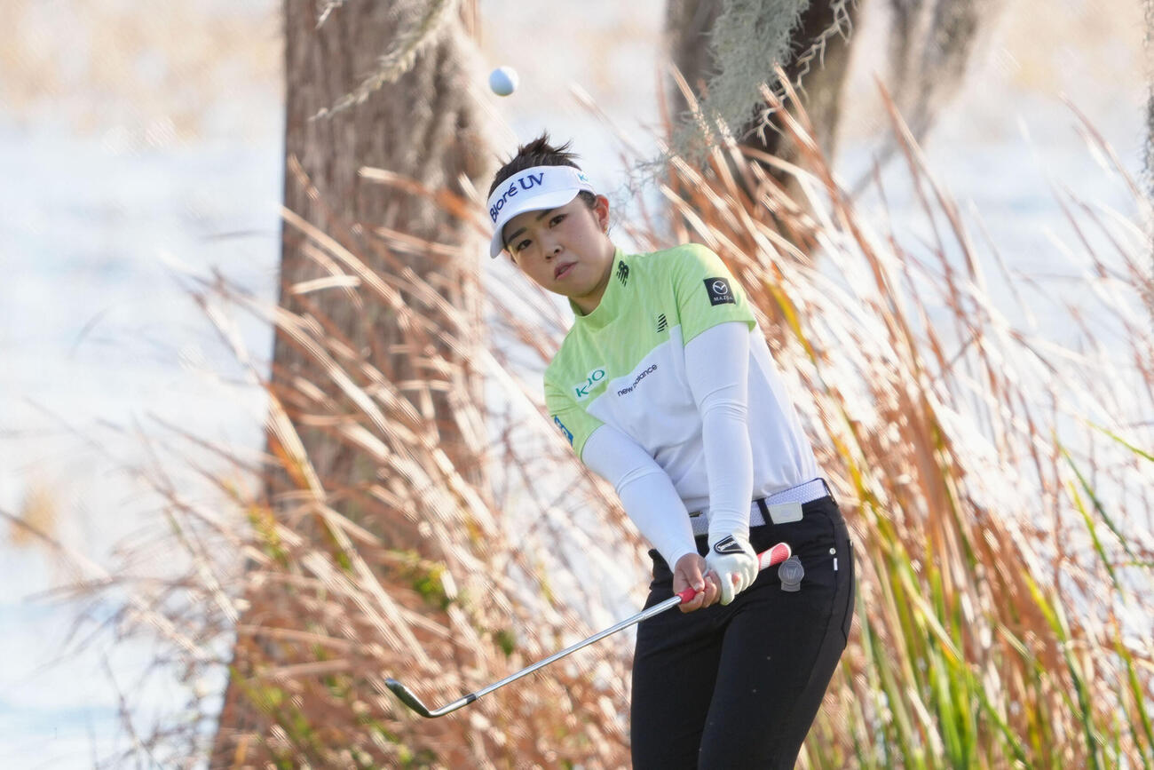 第2ラウンド、通算1アンダーで19位の山下美夢有（共同）