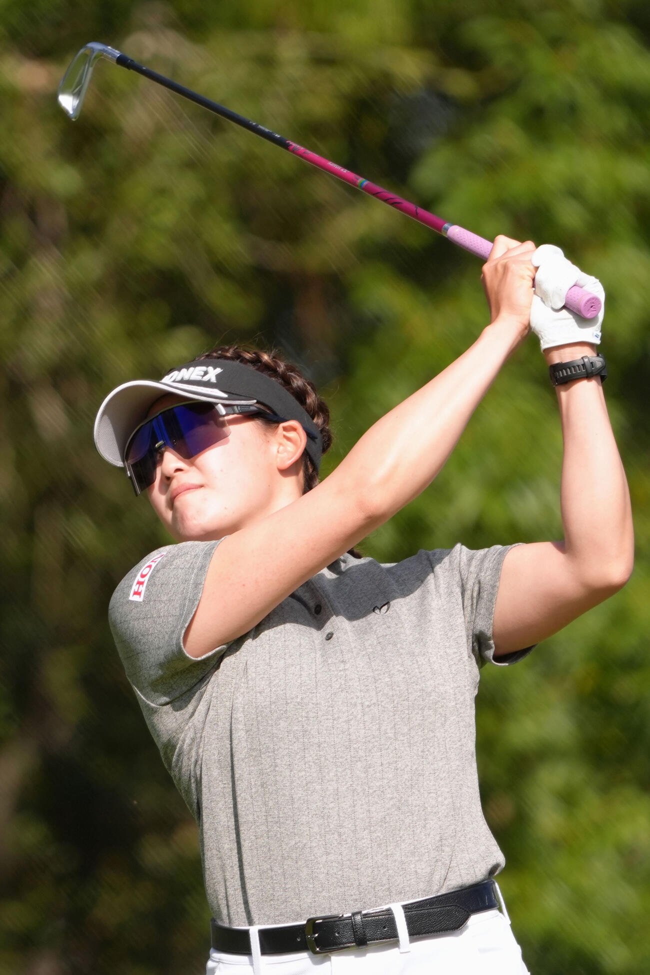 第2ラウンド、通算1アンダーで19位の岩井千怜（共同）
