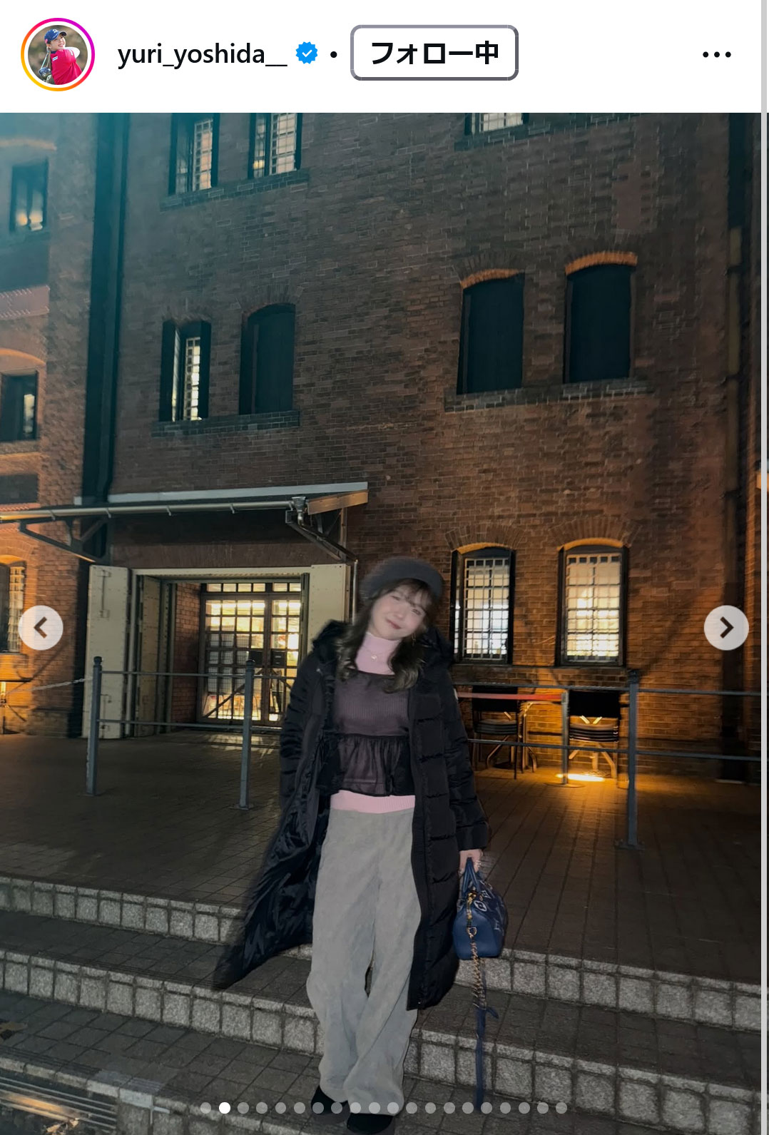 吉田優利のインスタグラムから