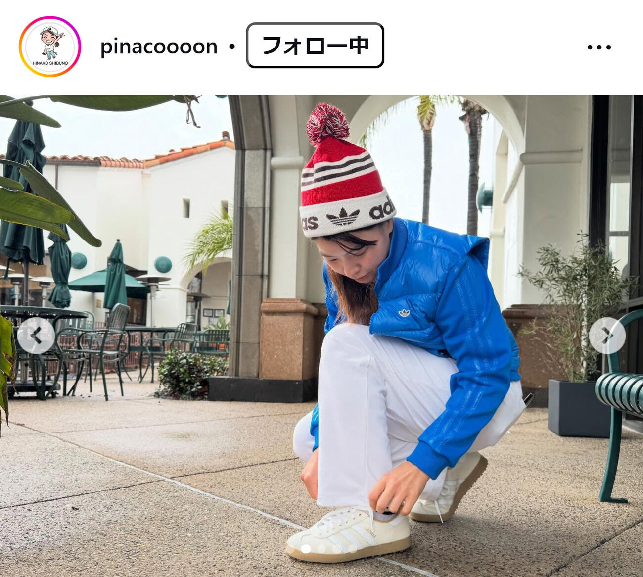 渋野日向子のインスタグラムから