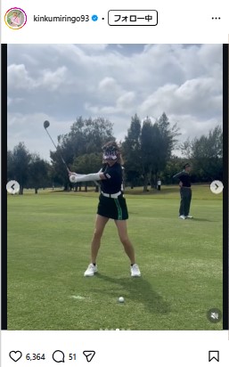 金田久美子のインスタグラムから
