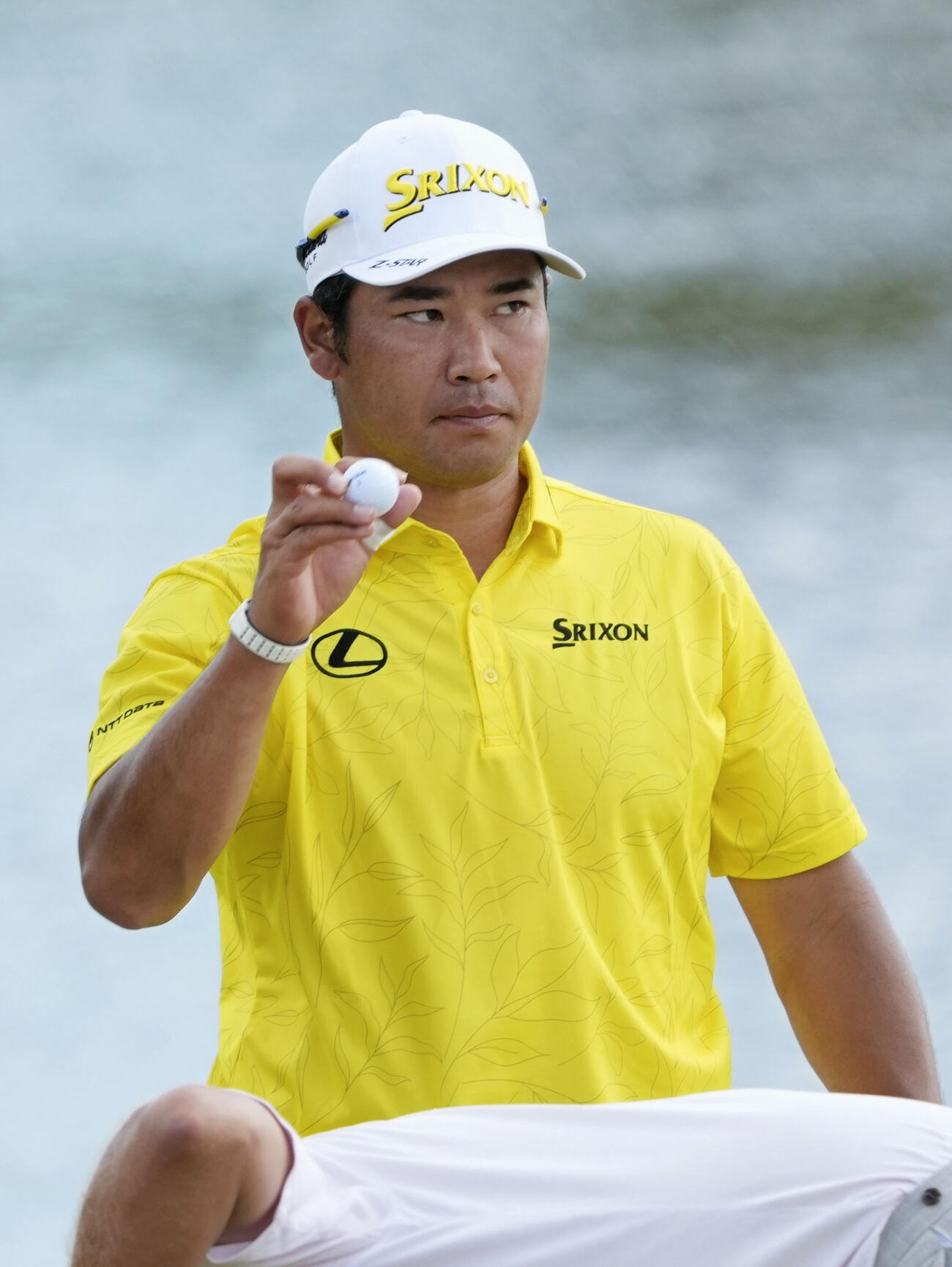 最終ラウンド、ホールアウトする松山英樹。通算1オーバーで41位＝ベイヒル・クラブ（共同）