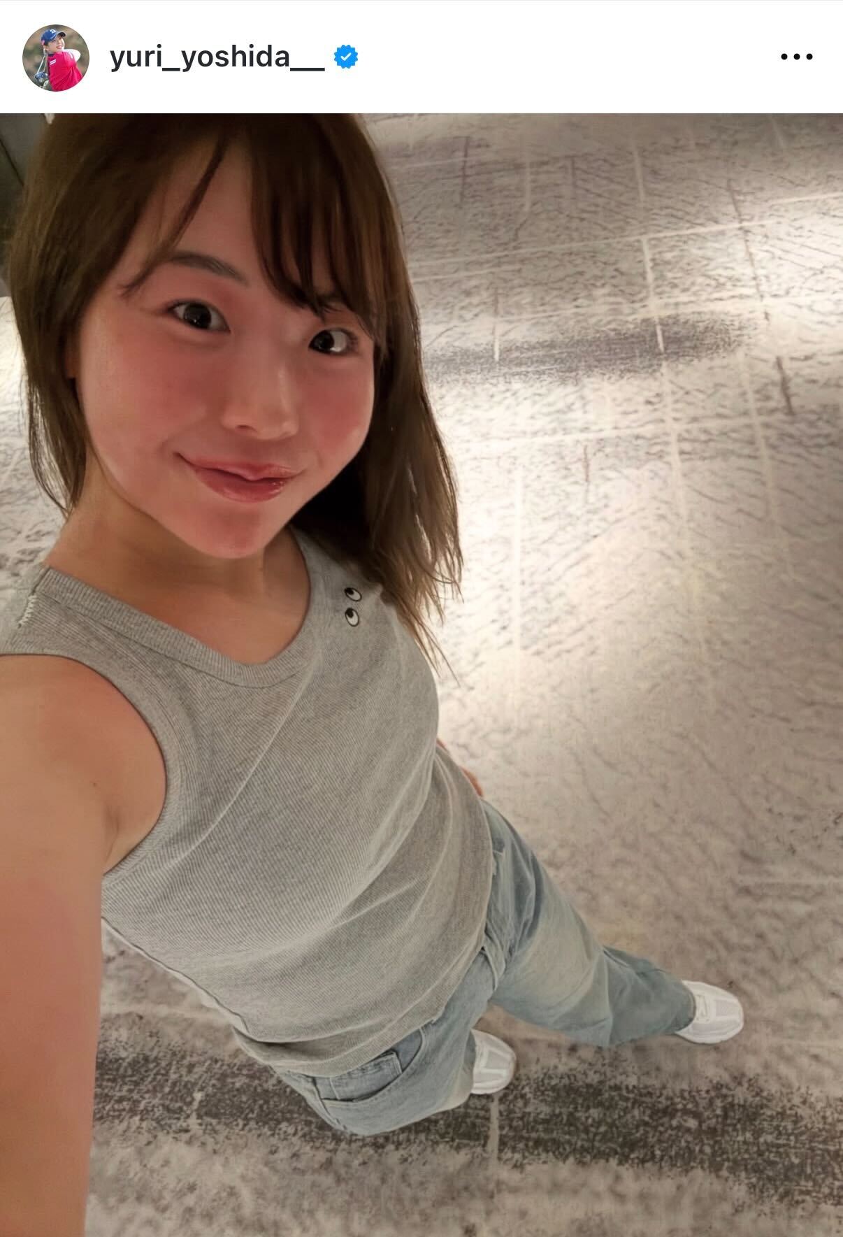 吉田優利のインスタグラムから