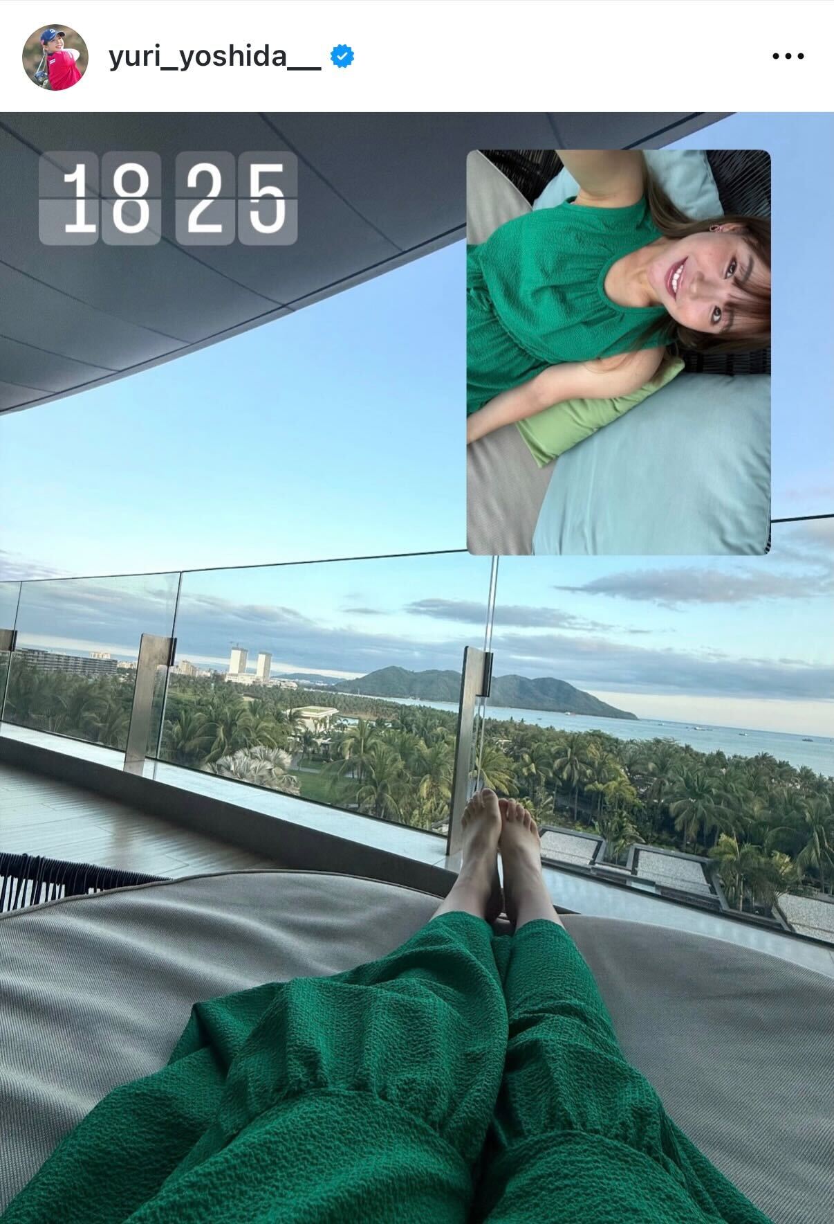 吉田優利のインスタグラムから