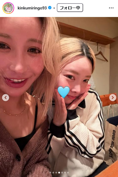 金田久美子のインスタグラムから