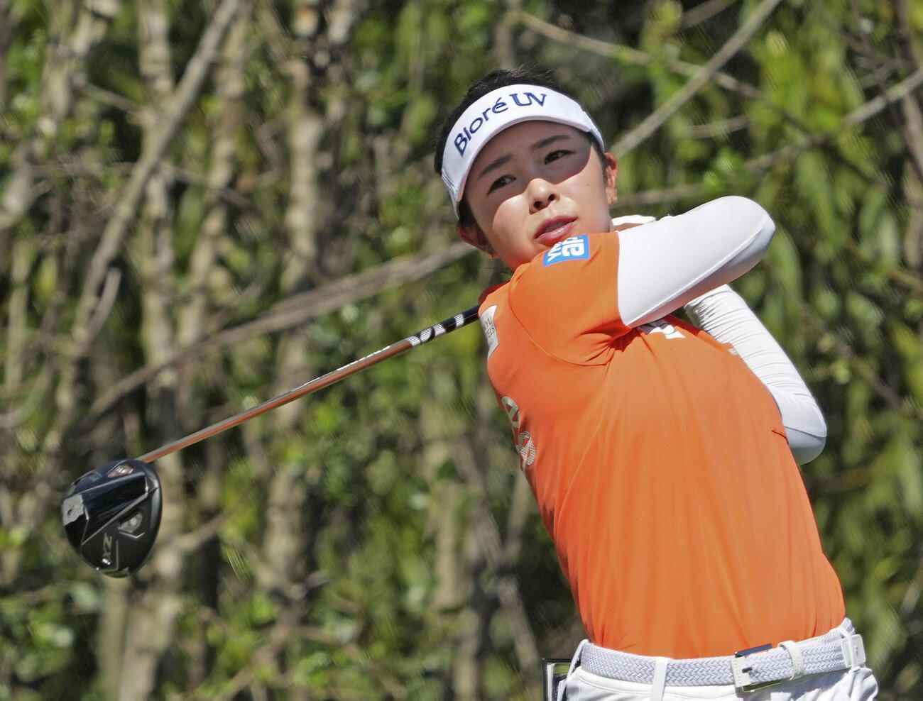 第2ラウンド、通算5アンダーで10位の山下美夢有（共同）