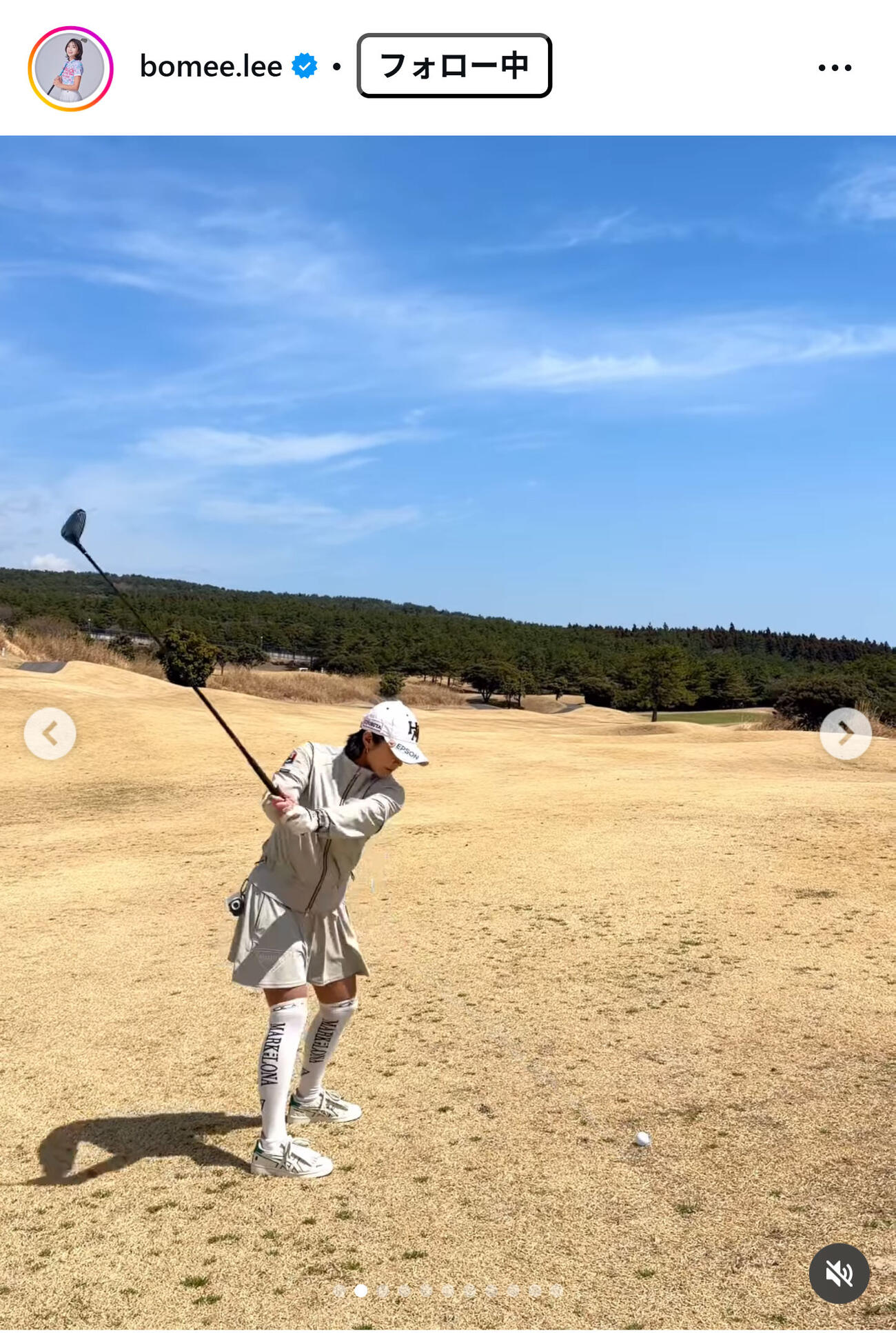 イ・ボミさんのインスタグラムから