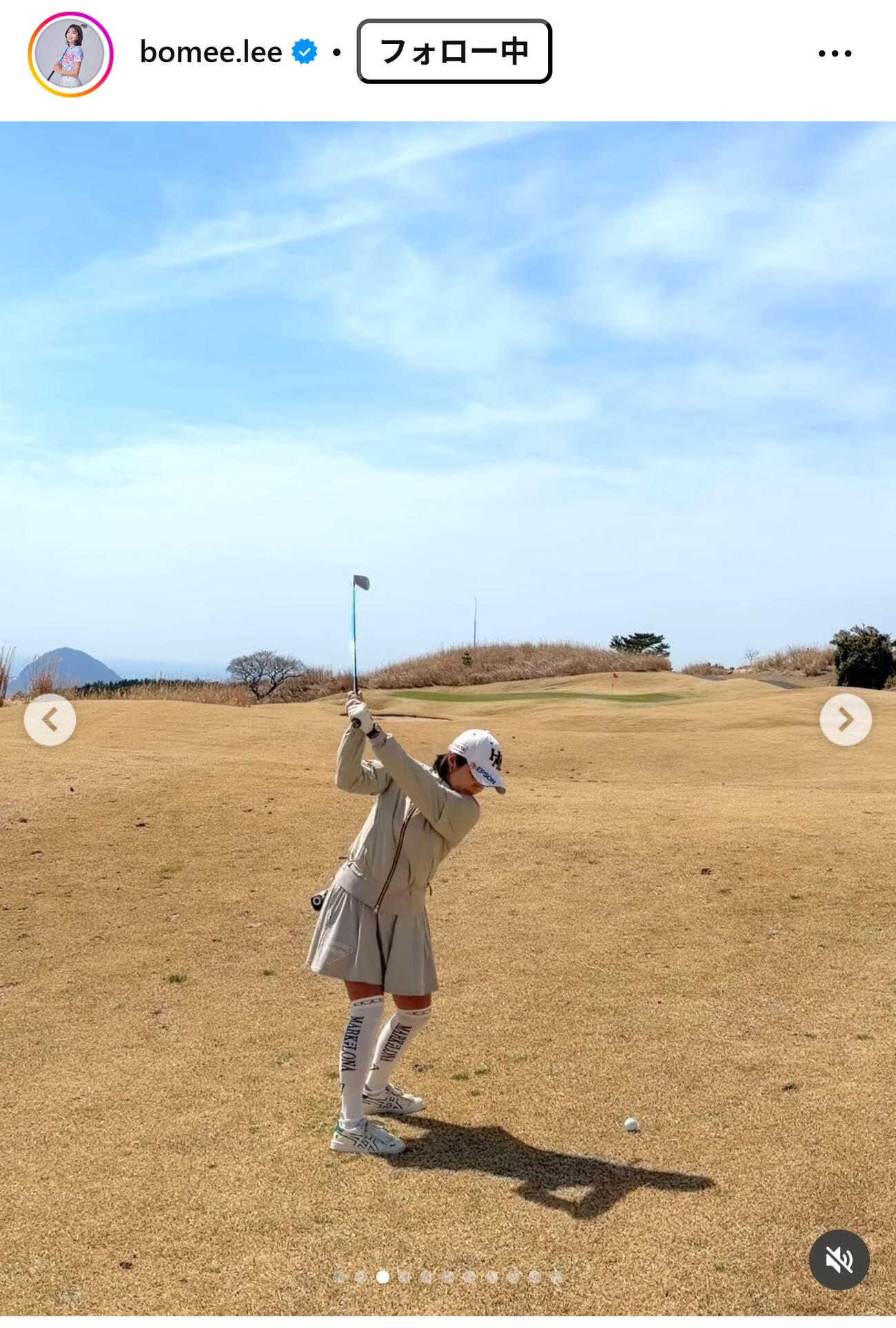 イ・ボミさんのインスタグラムから