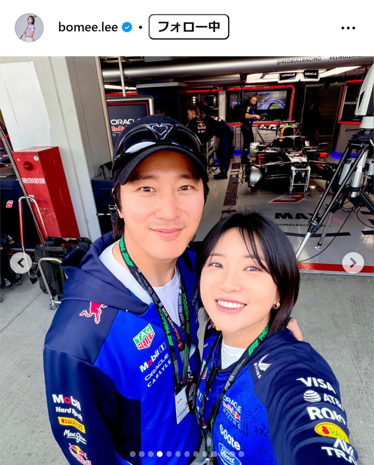 イ・ボミのインスタグラムから