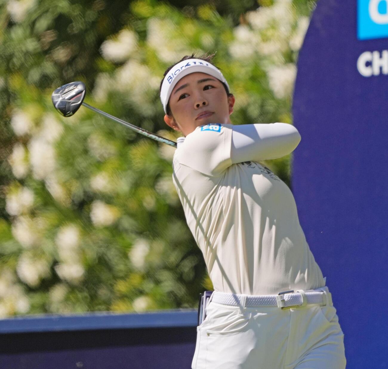第2ラウンド、通算2アンダーで4位の山下美夢有（共同）