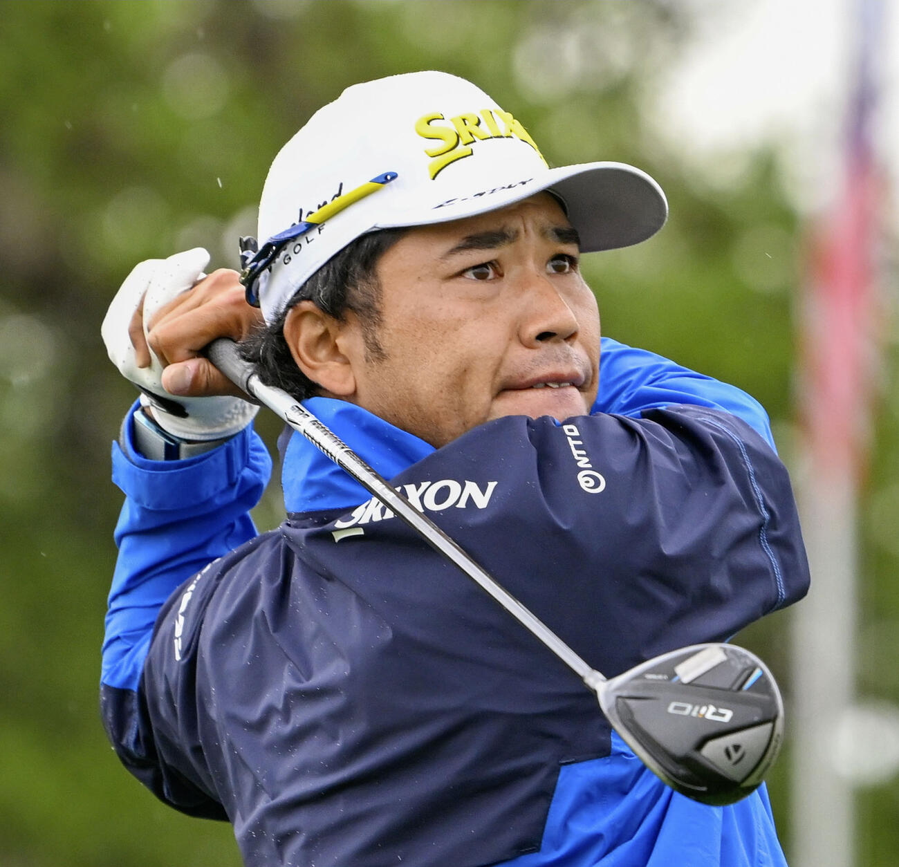 最終ラウンド、通算9アンダーで21位の松山英樹＝TPCサンアントニオ（共同）