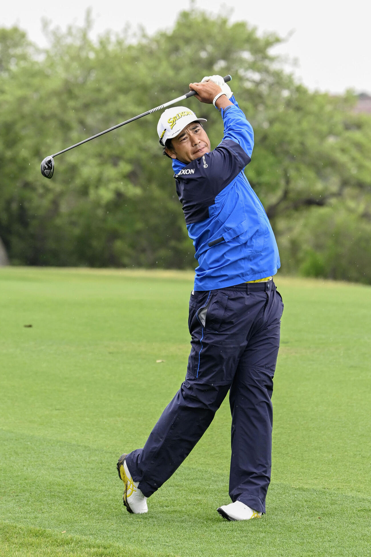 最終ラウンド、通算9アンダーで21位の松山英樹＝TPCサンアントニオ（共同）
