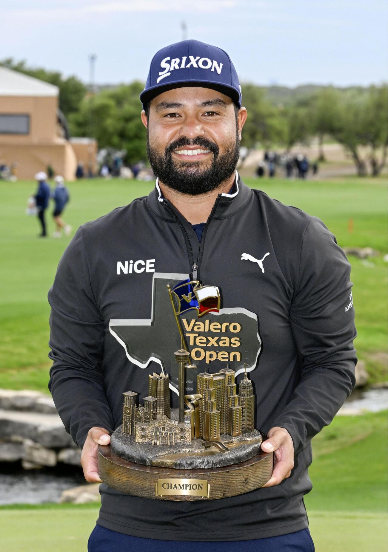 通算17アンダーで優勝した米国のJ・J・スポーン＝TPCサンアントニオ（共同）