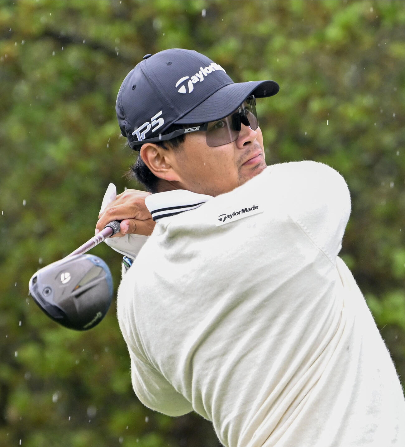 最終ラウンド、通算13アンダーで8位の久常涼＝TPCサンアントニオ（共同）