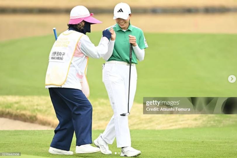 渋野日向子のインスタグラムから