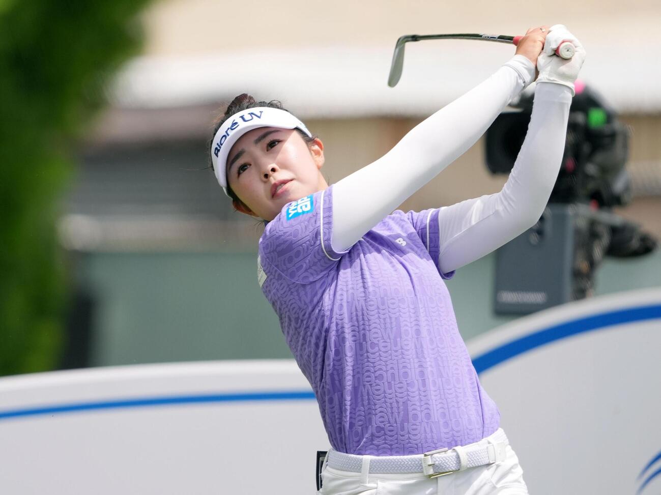 第1ラウンド、5アンダーで14位の山下美夢有＝エルカバレロCC（共同）