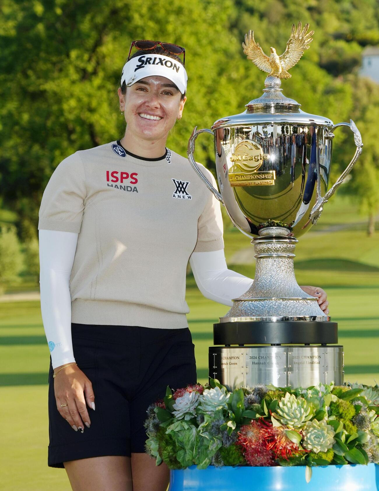 プレーオフを制して優勝したハナ・グリーン＝エルカバレロCC（共同）