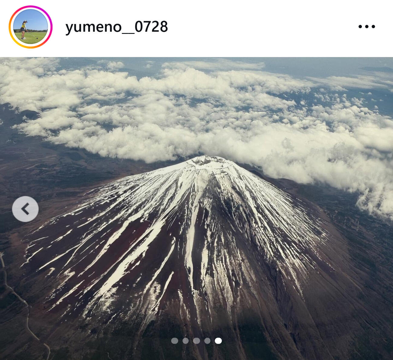 政田夢乃のインスタグラムから