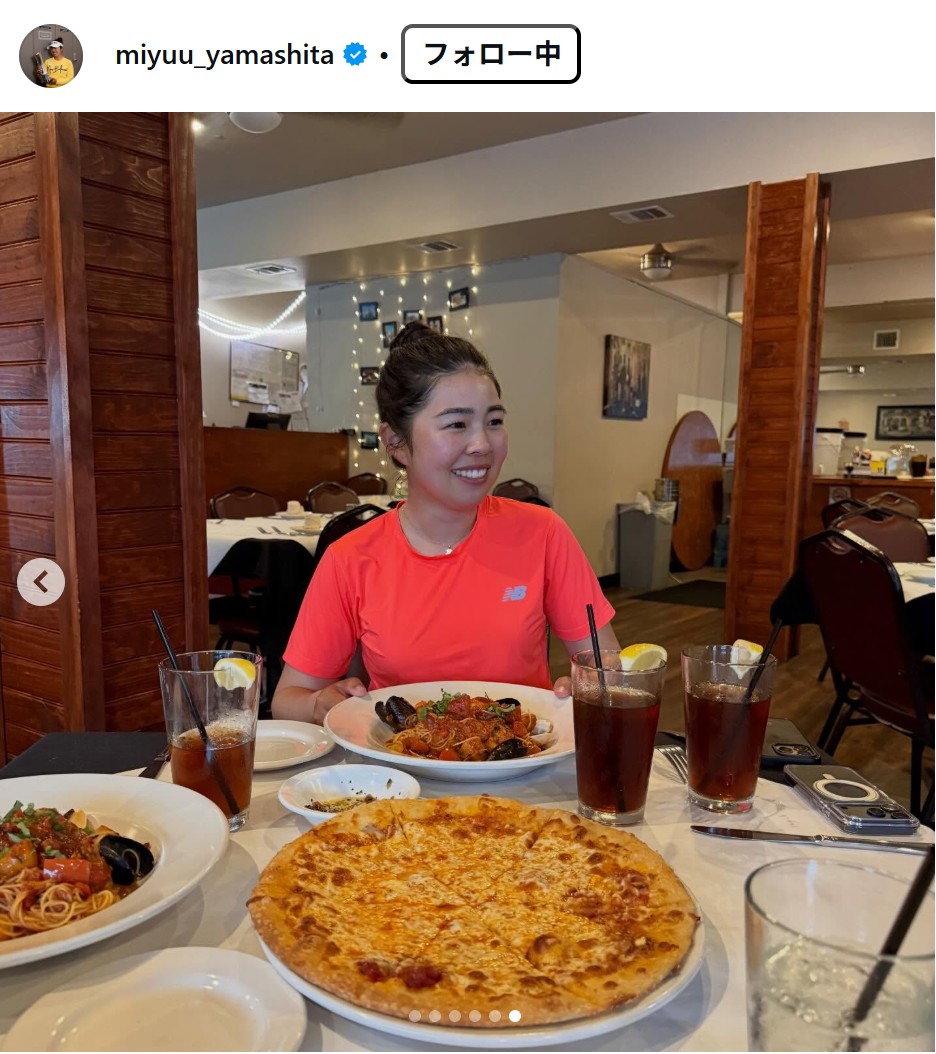 山下美夢有のインスタグラムから