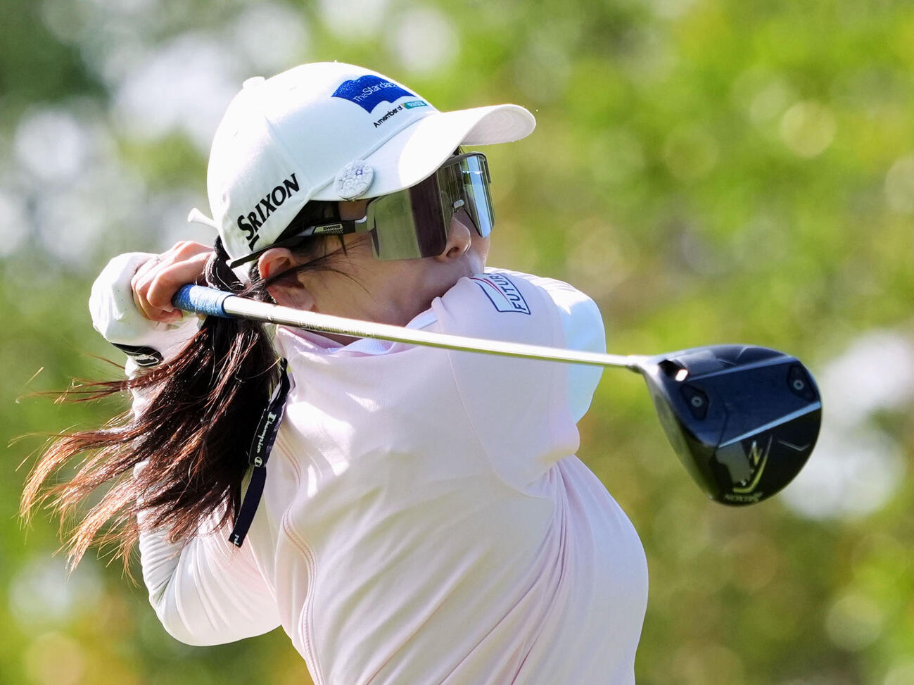 第2ラウンド、通算7アンダーで4位の勝みなみ＝エルカマレオンGC（共同）
