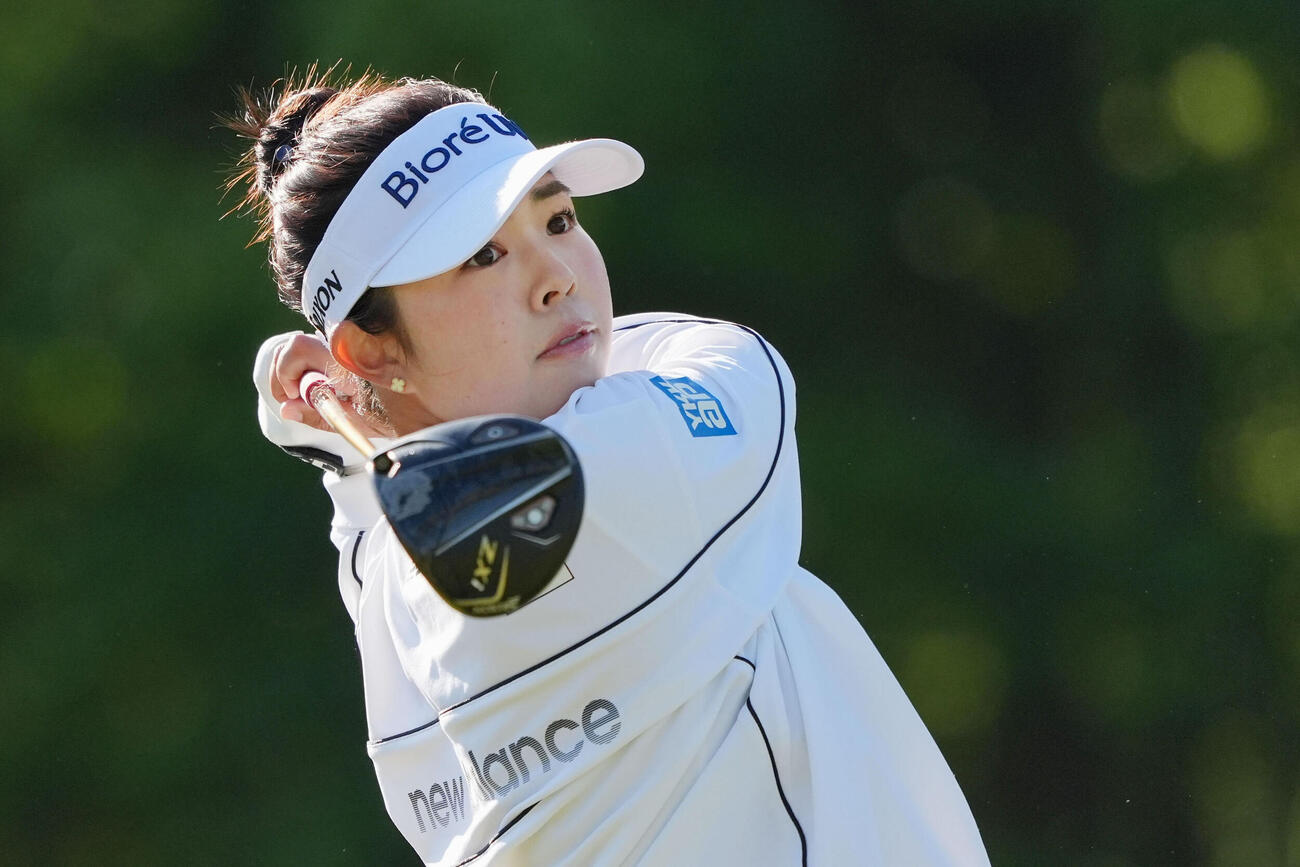 第1ラウンド、2オーバーで69位の山下美夢有＝マウンテンリッジCC（共同）