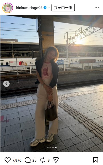 金田久美子のインスタグラムから