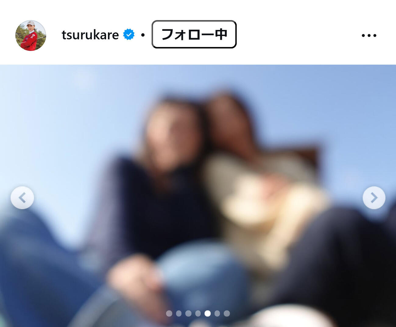 鶴岡果恋のインスタグラムから