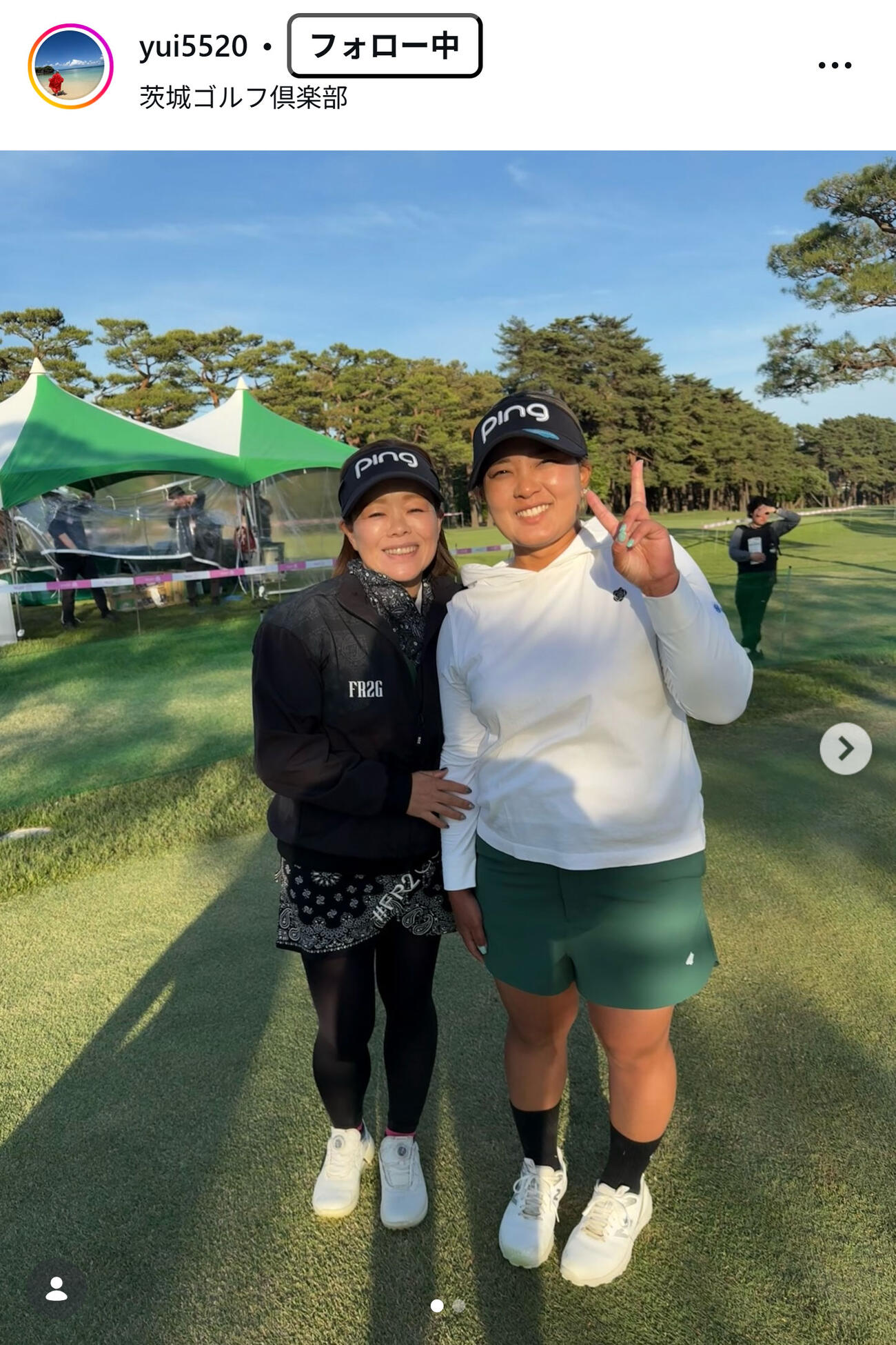 川原由維のインスタグラムから