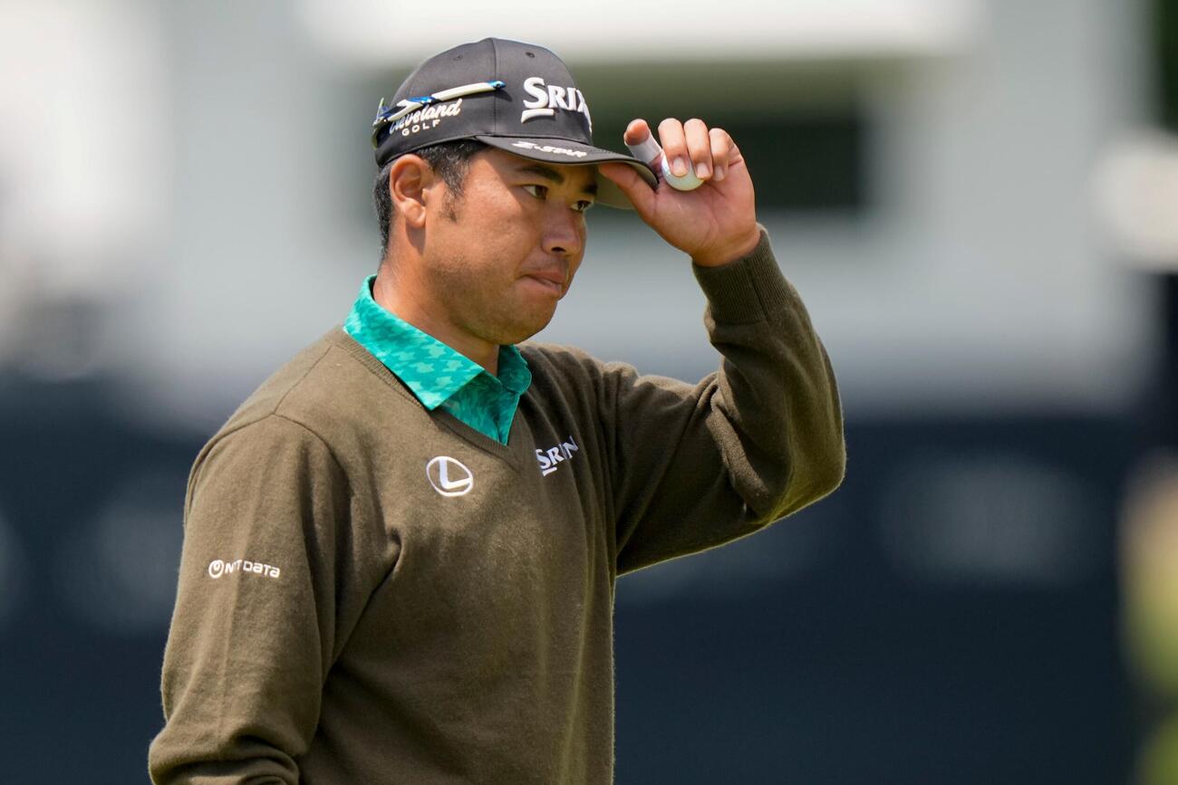 全米プロ選手権第2日　プレーする松山英樹（AP）