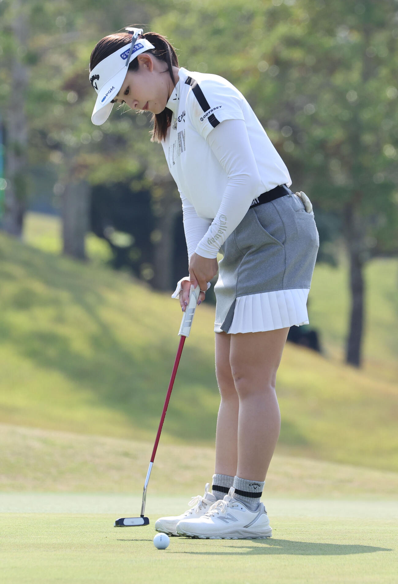 18番　パーパットを決める政田夢乃（撮影・梅根麻紀）