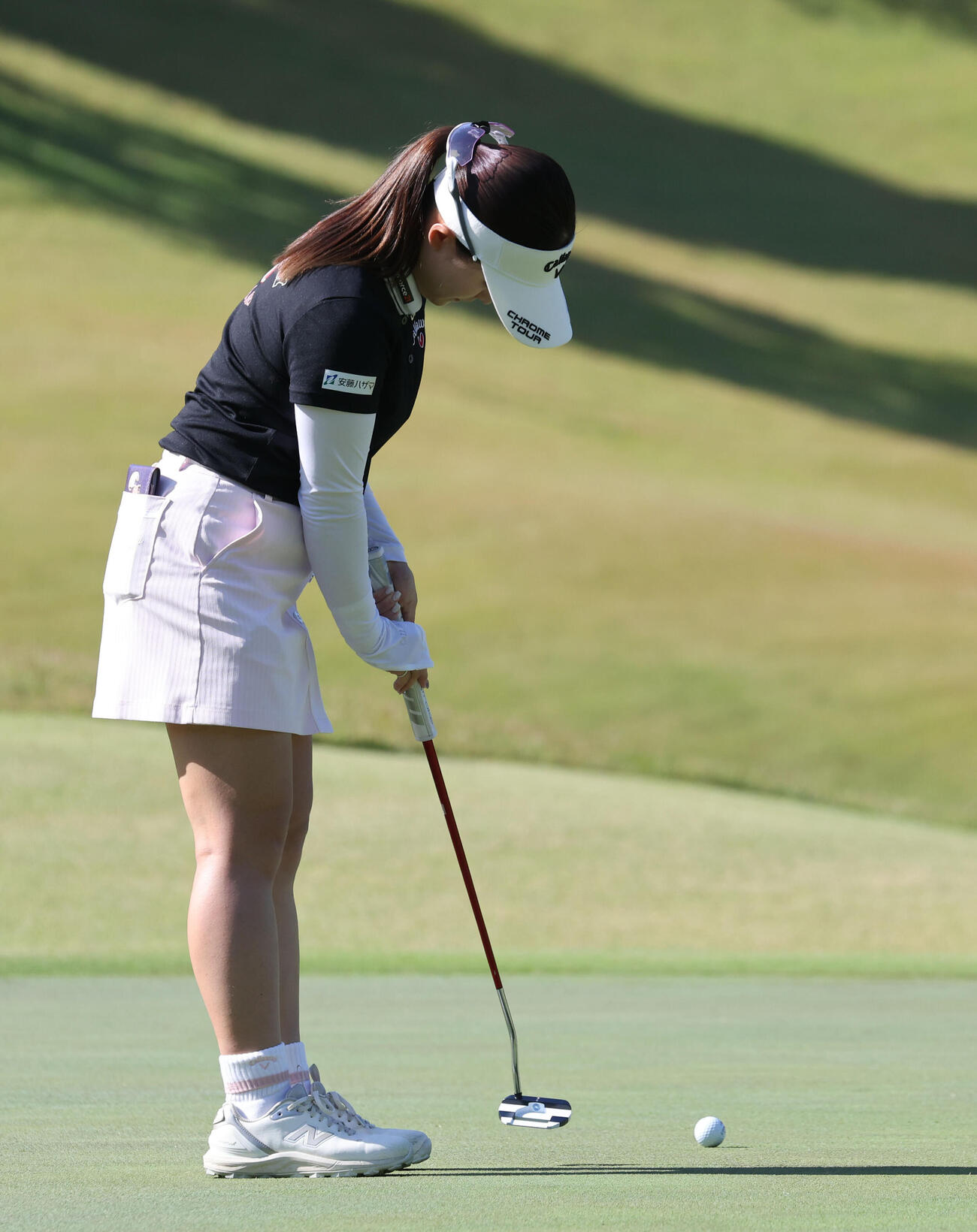 1番、パーパットを決めた政田夢乃（撮影・梅根麻紀）