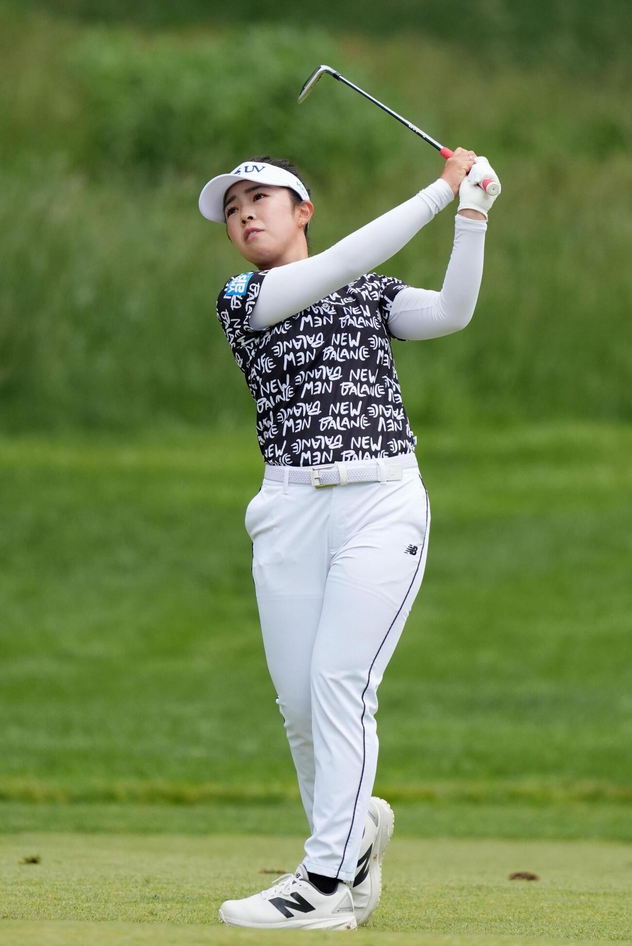 第3ラウンド、通算3アンダーで16位の山下美夢有（共同）