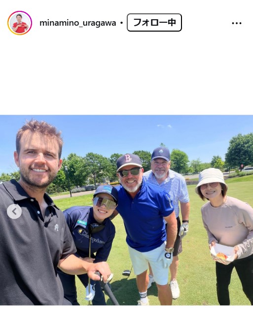 勝みなみの母のインスタグラムから