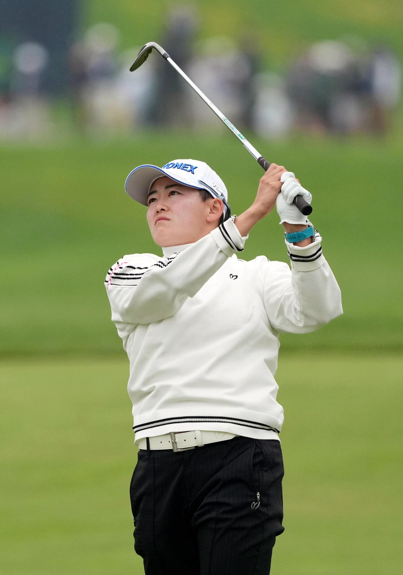 第2ラウンド、通算1オーバーの岩井明愛（共同）