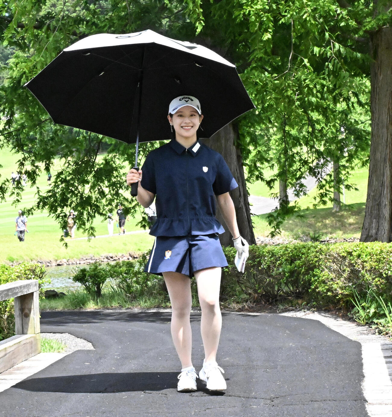 最終日、3番に移動する吉田鈴（撮影・千葉一成）＝2026年6月7日