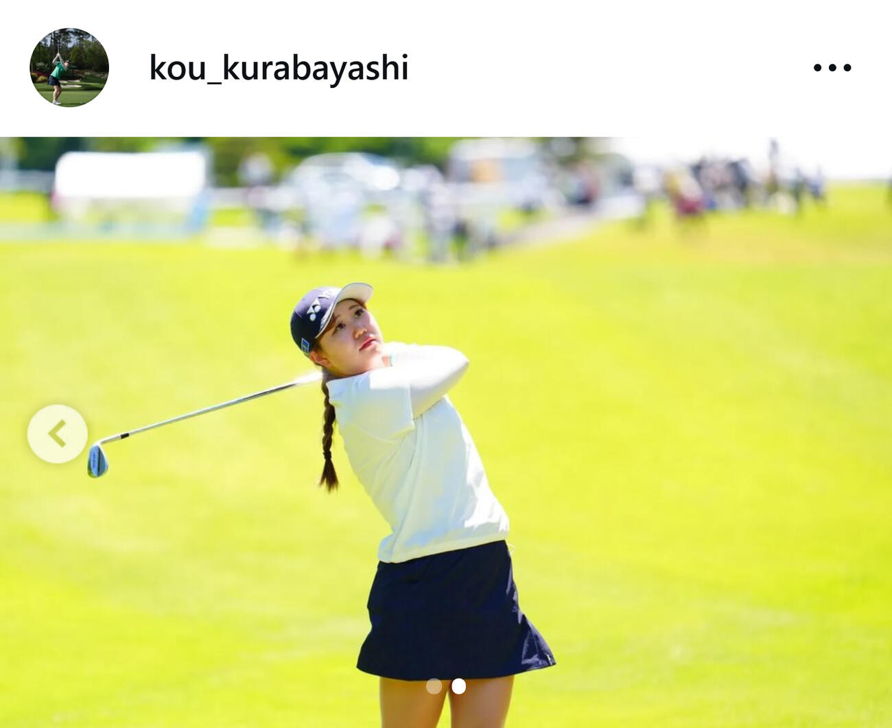 倉林紅のインスタグラムから