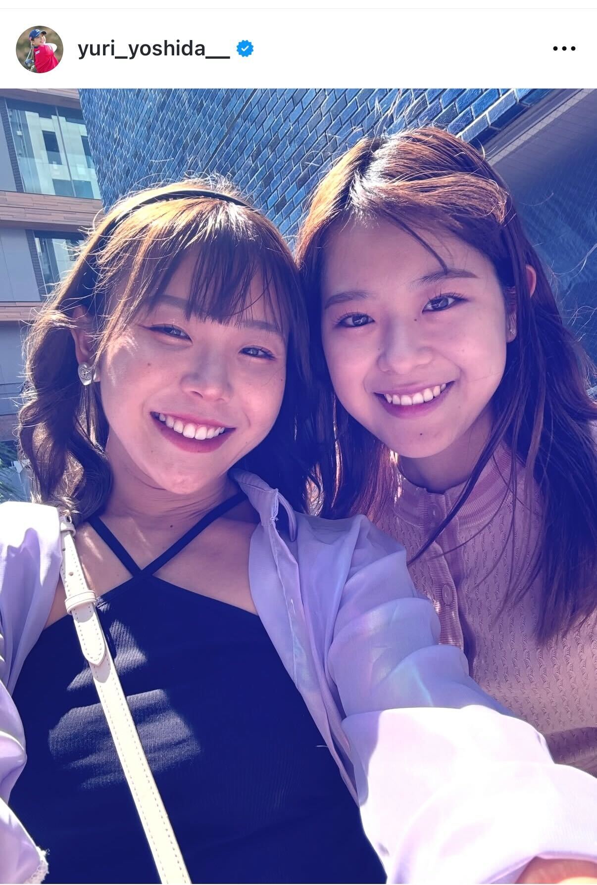 吉田優利のインスタグラムから
