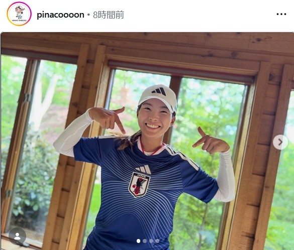 渋野日向子のインスタグラムから