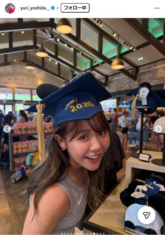 吉田優利のインスタグラムから