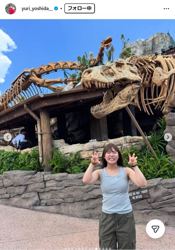 吉田優利のインスタグラムから